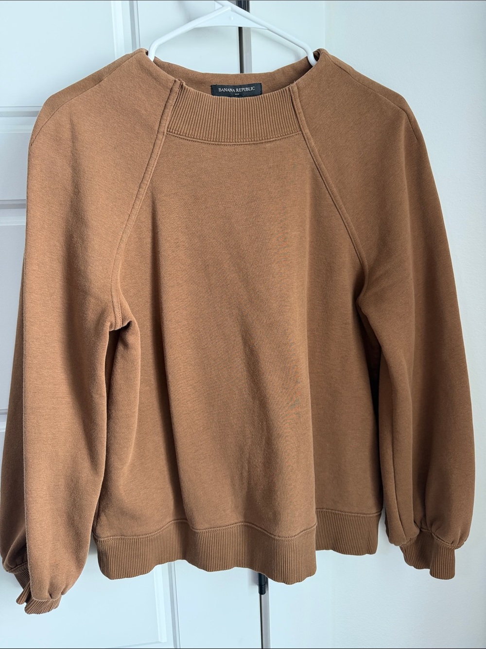 Banana Republic Camel Brown Crewneck Sweatshirt
